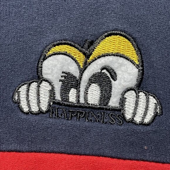 Fast Fish Striped Long-Sleeve Shirt Pullover With Cartoon Detail XXL - Picture 2 of 6